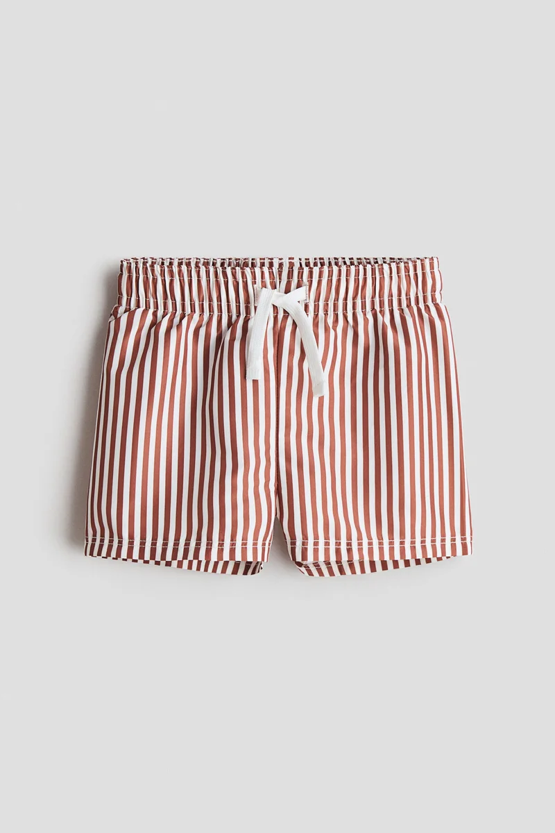 اتش اند ام شورت سباحة منقوش